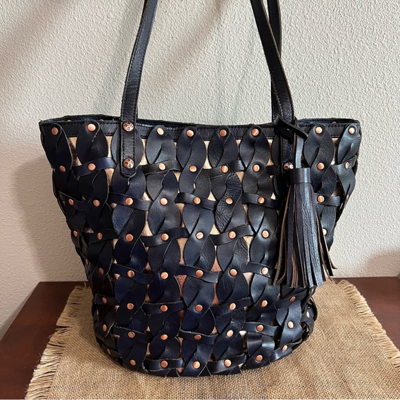 Patricia Nash Handbags - Patricia Nash Mizzana Twisted Braid Leather Tote